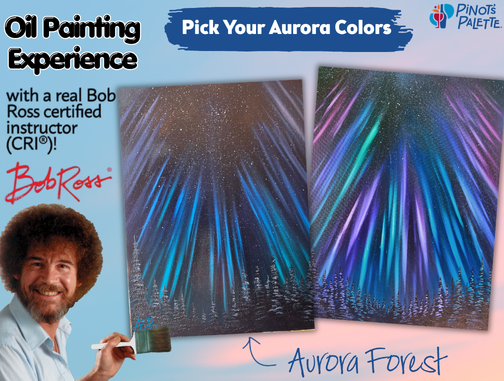Bob Ross Oil Painting - with Certified Ross Instructor Anam Bokhari